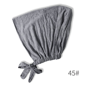 BD-01 Sombrero hijab ajustable con banda elástica, sombrero musulmán