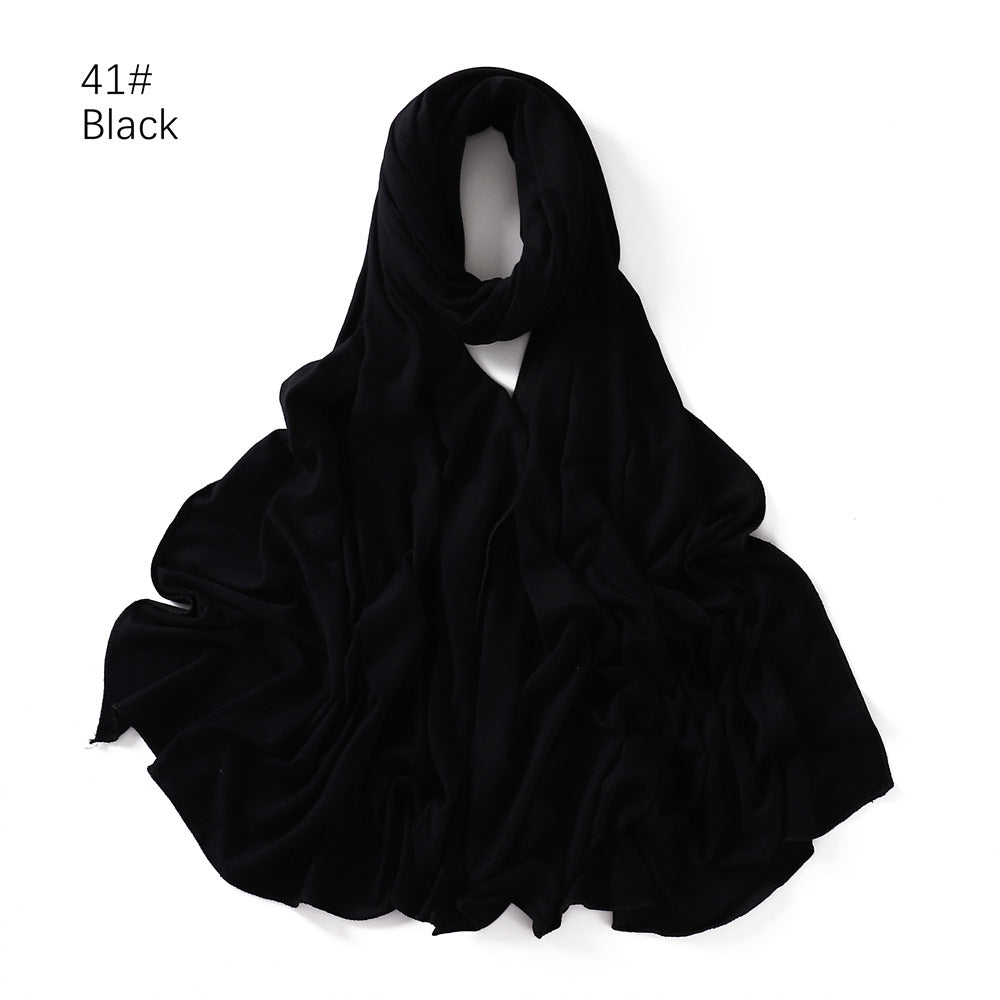 YZ101  Small-Size Plain Mercerized Cotton Jersey Hijab