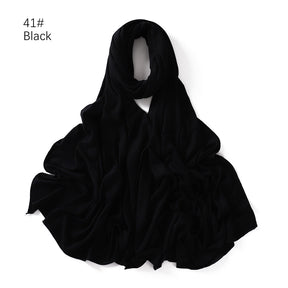 YZ101  Small-Size Plain Mercerized Cotton Jersey Hijab