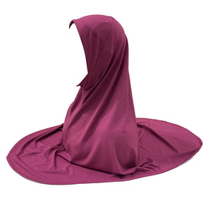 H124 High Quality Fabric Instant Hijab