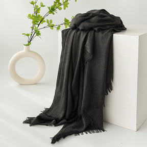 FH24-5559（2） Cotton and linen scarf scarf  winter scarf