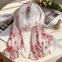 XX2001   Versatile Printed Chiffon Scarf
