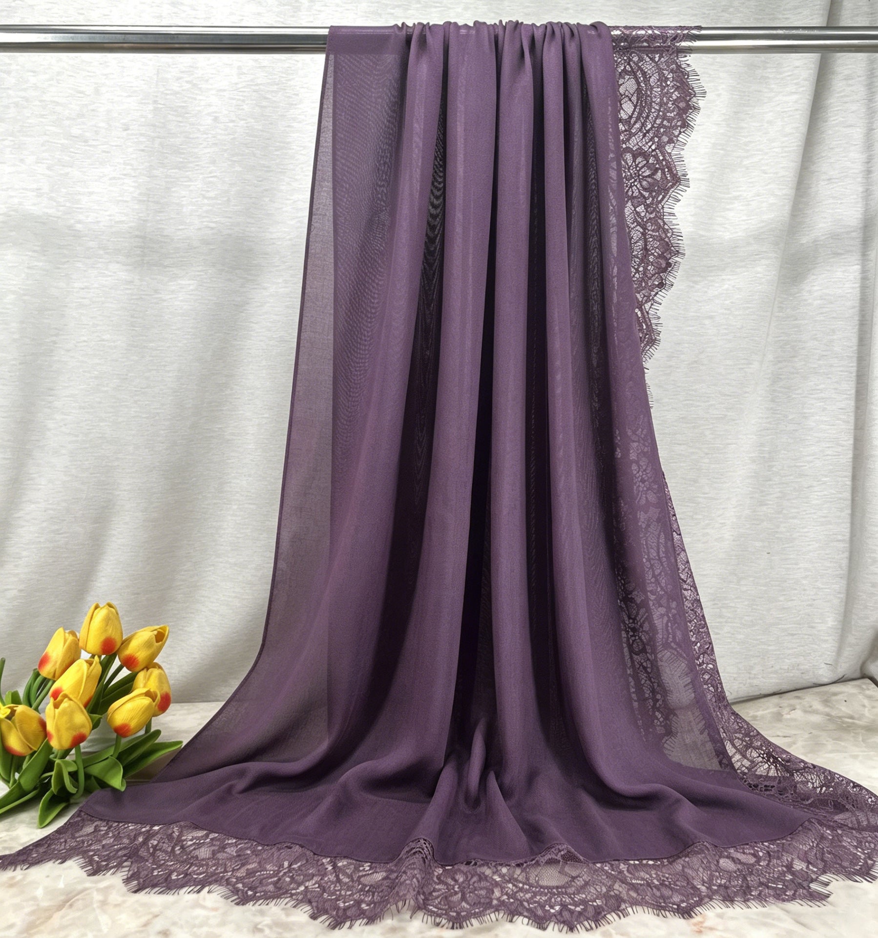 HY004   ELEGANT PLAIN BREATHABLE MODAL HIJAB