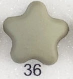 GR0631  Star-shaped magnetic silk scarf fixing buckle 51 colors available