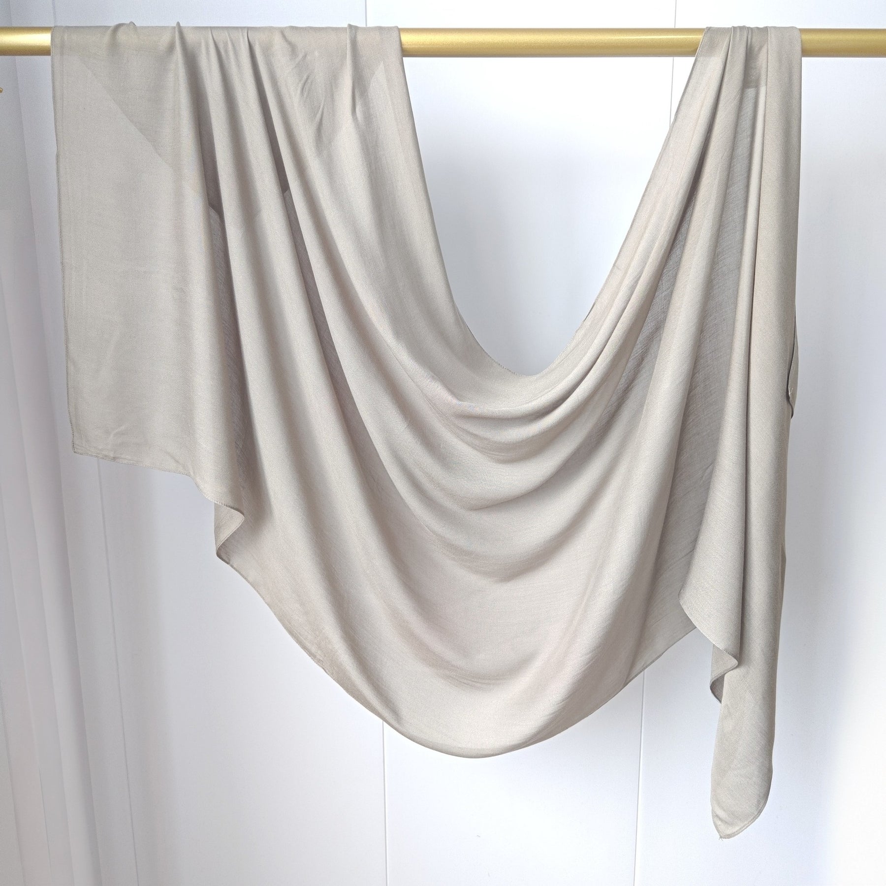JBWJ002  30S Modal Breathable Plain Single Stitch Hijab