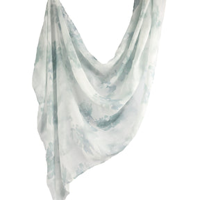 WJ001  Printed Tie-Dye Polyester Long Hijab
