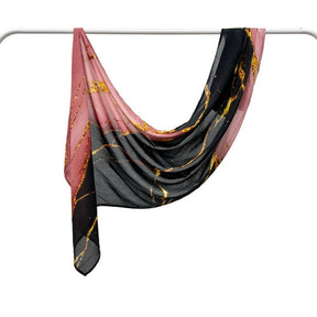 WJ002 Printed Double Stitch Modal Hijab