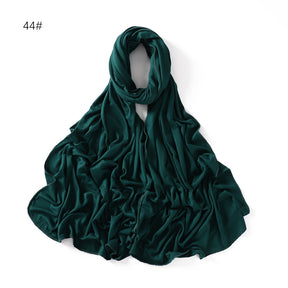 YZ101  Small-Size Plain Mercerized Cotton Jersey Hijab