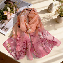 XX2001   Versatile Printed Chiffon Scarf