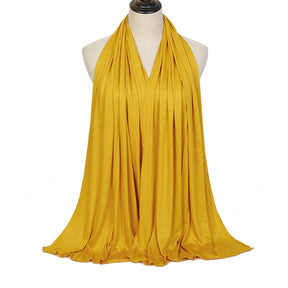 YW125  Modal solid color long scarf