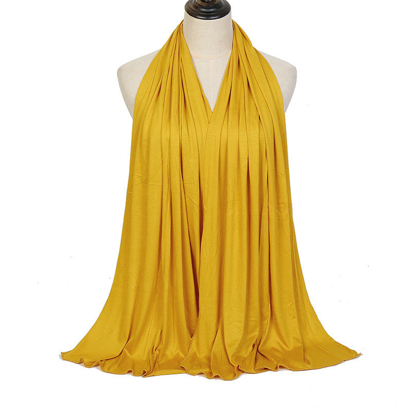 YW125  Modal solid color long scarf