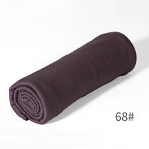 GRD14  Plain Asymmetric Mercerized Cotton Jersey Wrap Hijab