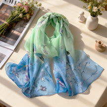 XX2001   Versatile Printed Chiffon Scarf