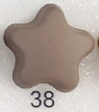 GR0631  Star-shaped magnetic silk scarf fixing buckle 51 colors available