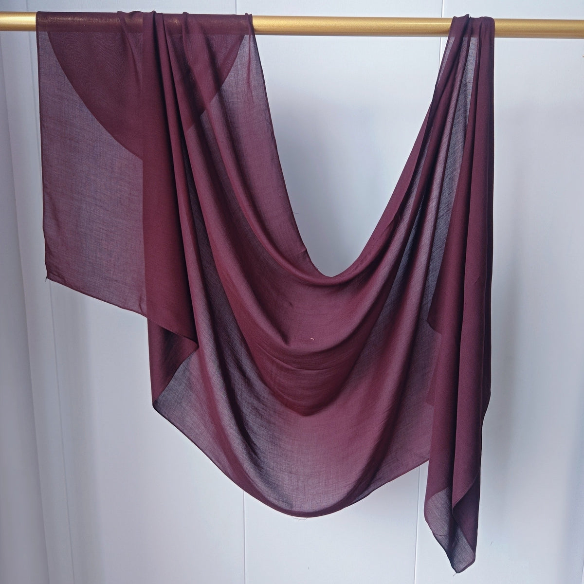 JBWJ002  30S Modal Breathable Plain Single Stitch Hijab