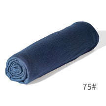 GRD14  Plain Asymmetric Mercerized Cotton Jersey Wrap Hijab