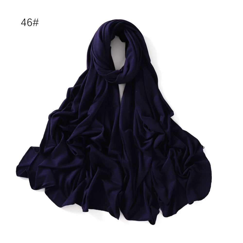 YZ101  Small-Size Plain Mercerized Cotton Jersey Hijab