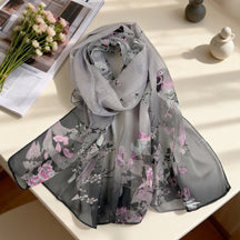 XX2001   Versatile Printed Chiffon Scarf