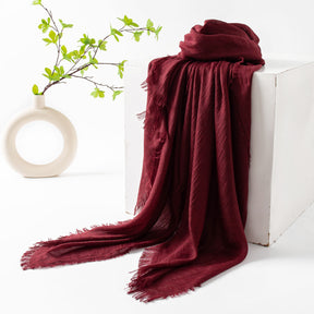 FH24-5559（2） Cotton and linen scarf scarf  winter scarf