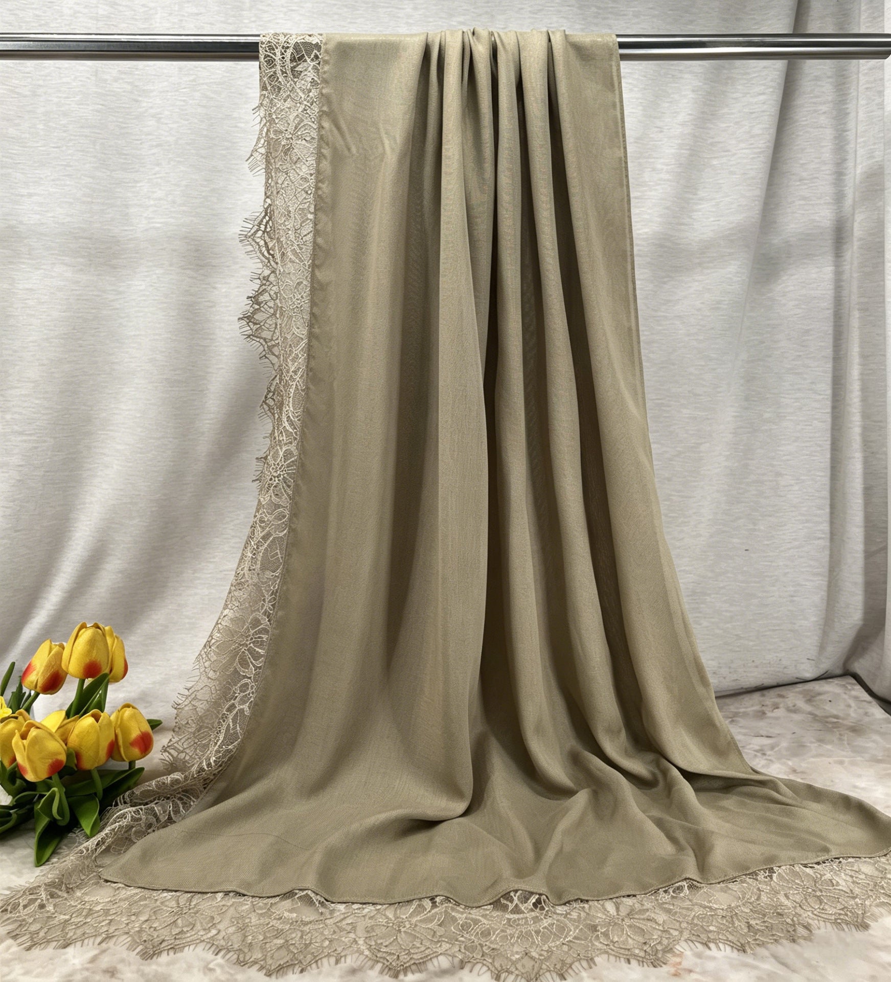HY004   ELEGANT PLAIN BREATHABLE MODAL HIJAB