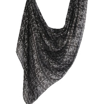WJ001  Printed Tie-Dye Polyester Long Hijab