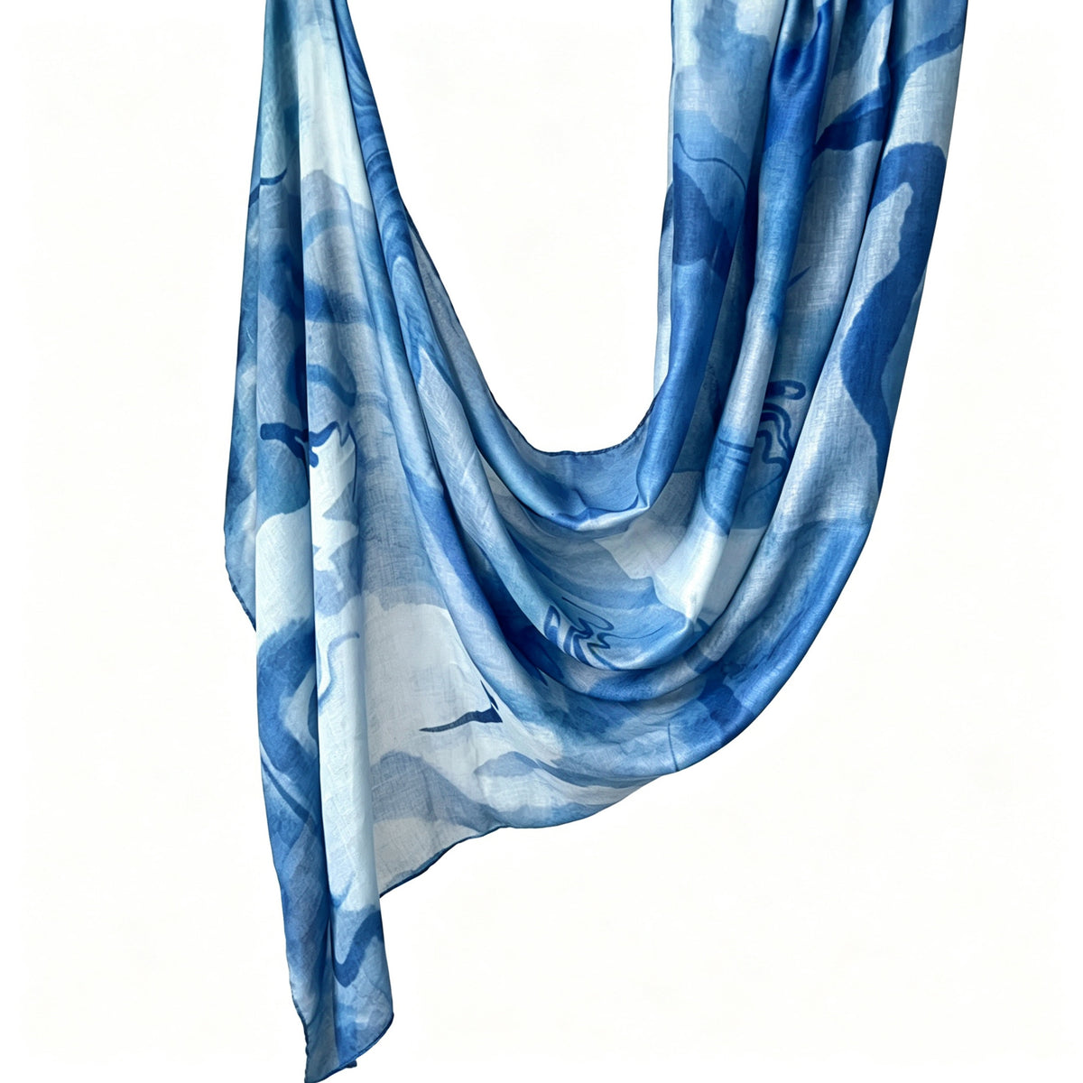 JB030 Printed Double-Sided Polyester Cotton Hijab