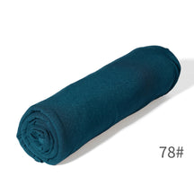 GRD14  Plain Asymmetric Mercerized Cotton Jersey Wrap Hijab