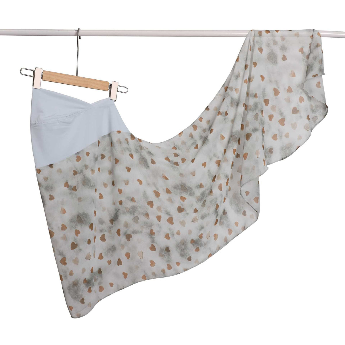 MLB5  Printed Plaid Heart Polka Dot Crystal Ramie Hijab