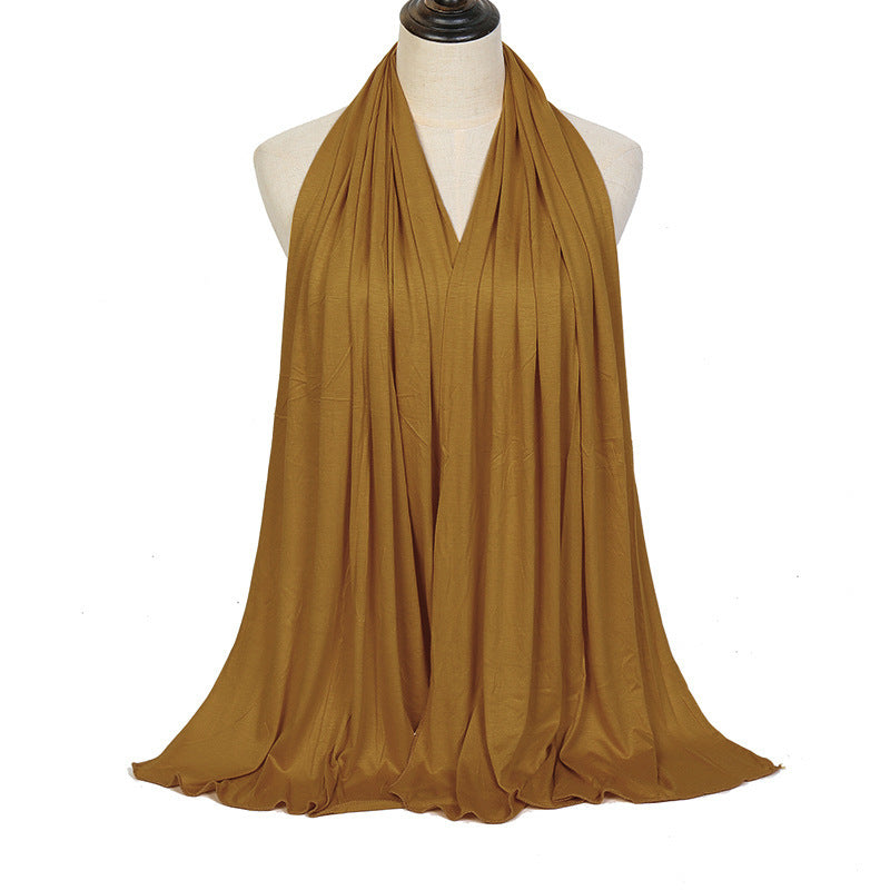 YW125  Modal solid color long scarf