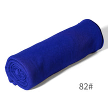 GRD14  Plain Asymmetric Mercerized Cotton Jersey Wrap Hijab