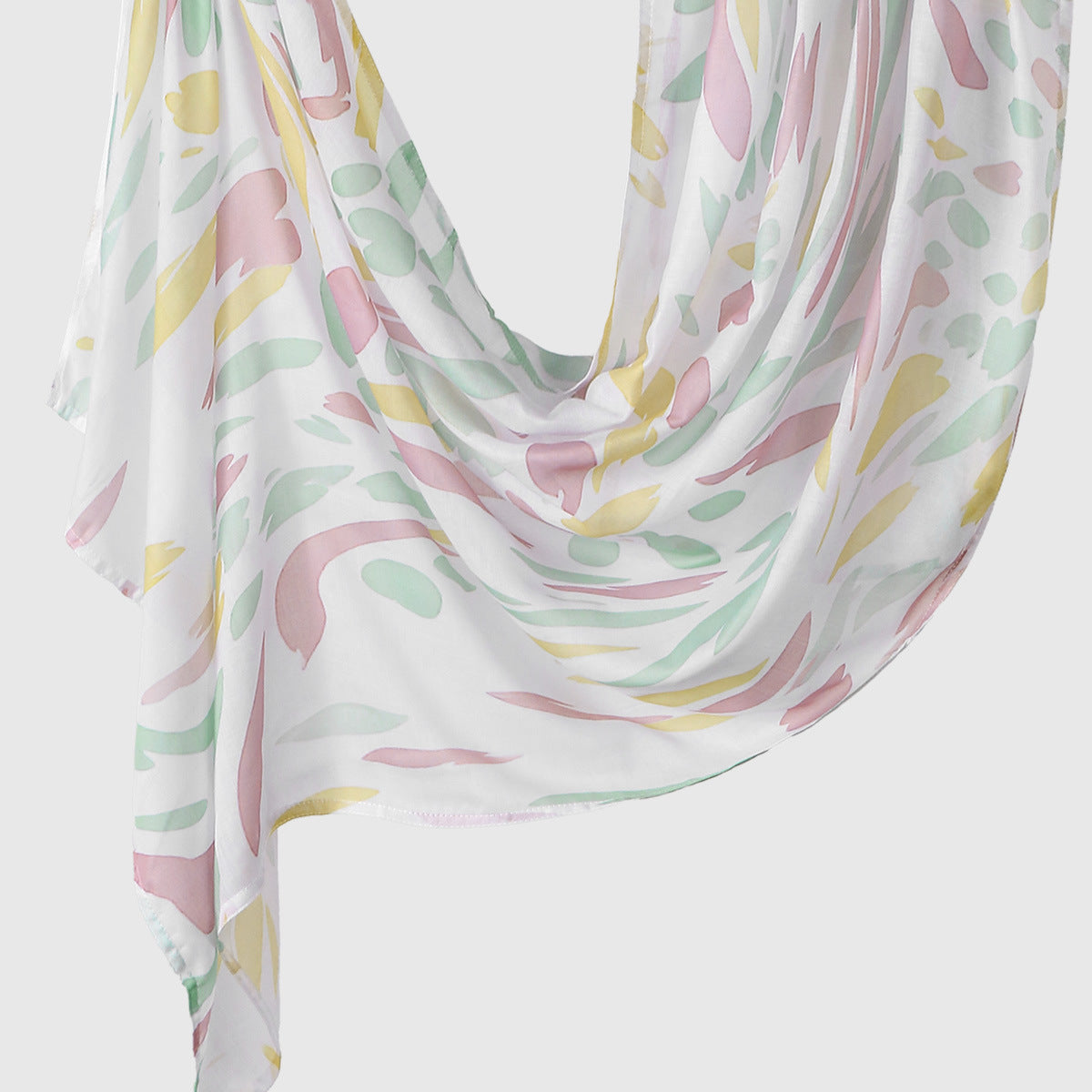 YW560  Fashionable Printed Viscose Minimalist Hijab