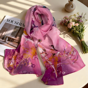 XX2001   Versatile Printed Chiffon Scarf