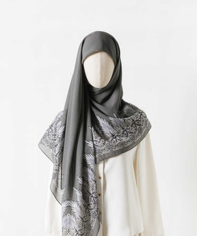 130 crystal chiffon 01  130*130cm Chiffon Scarf Silk Printed Sunscreen Scarf