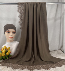 HY002  Elegant Plain Breathable Modal Hijab + Undercap Set