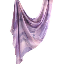 WJ001  Printed Tie-Dye Polyester Long Hijab