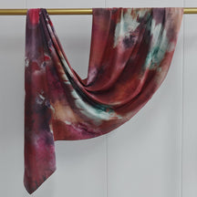 JBWJ001  Ultra-Soft Cloud Stretch Watercolor Print Hijab
