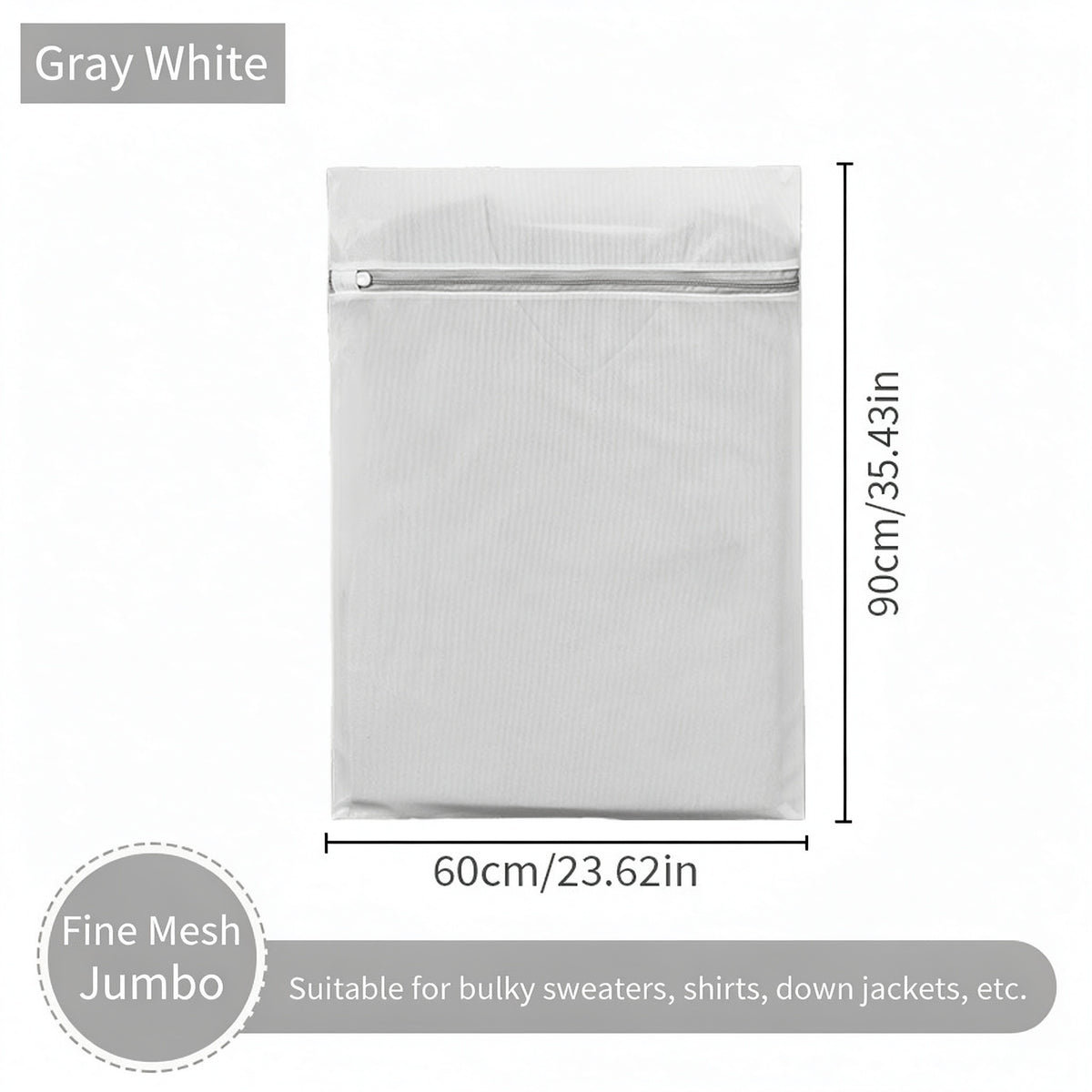 Thickened Chunky Fine Laundry Polyester Mesh Bag - Color Option