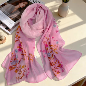XX2001   Versatile Printed Chiffon Scarf