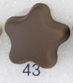 GR0631  Star-shaped magnetic silk scarf fixing buckle 51 colors available