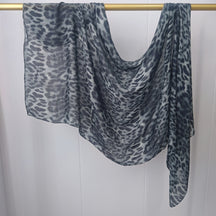 JB020  Fashion Single Stitch Printed Modal Hijab
