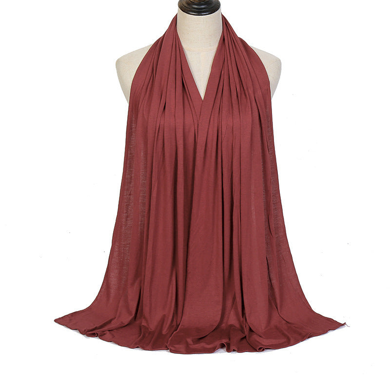 YW125  Modal solid color long scarf
