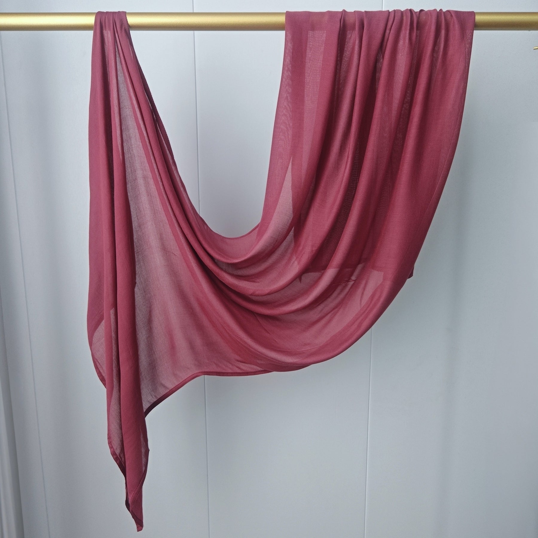 JBKBMDR  Plain 40s Modal Double-Stitch Hijab