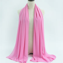 G50 132 colores Hijab de gasa perla