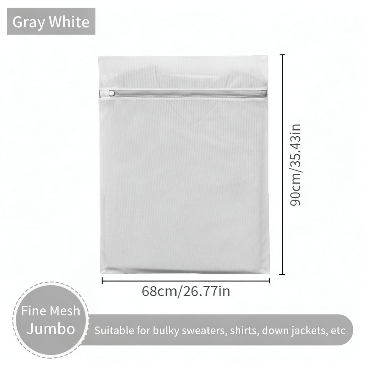 Thickened Chunky Fine Laundry Polyester Mesh Bag - Color Option