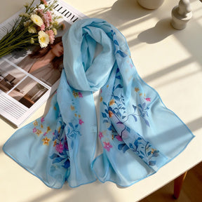 XX2001   Versatile Printed Chiffon Scarf