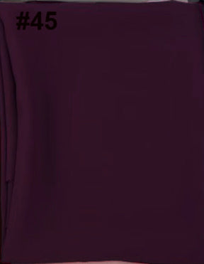 HYWJ017 Chiffon Linen Breathable Hijab