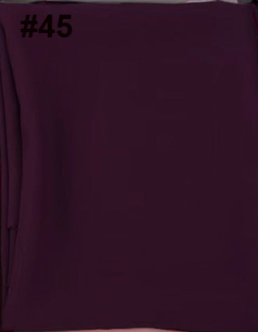 HYWJ017 Chiffon Linen Breathable Hijab
