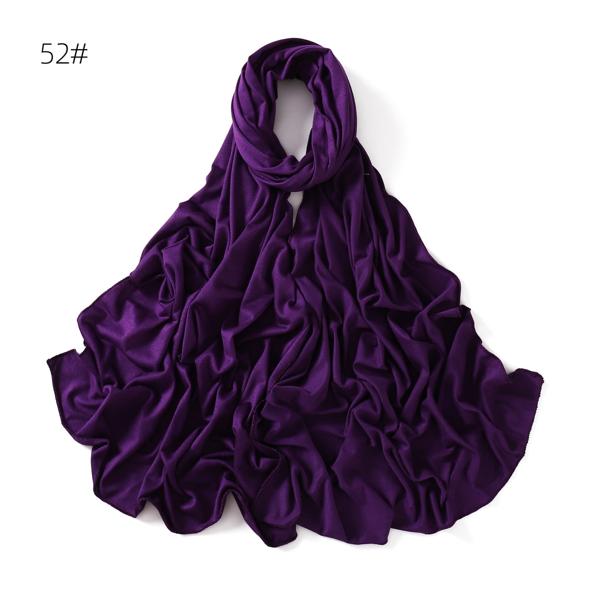 YZ101  Small-Size Plain Mercerized Cotton Jersey Hijab