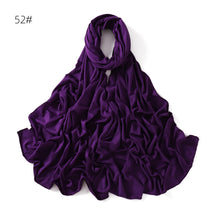 YZ101  Small-Size Plain Mercerized Cotton Jersey Hijab