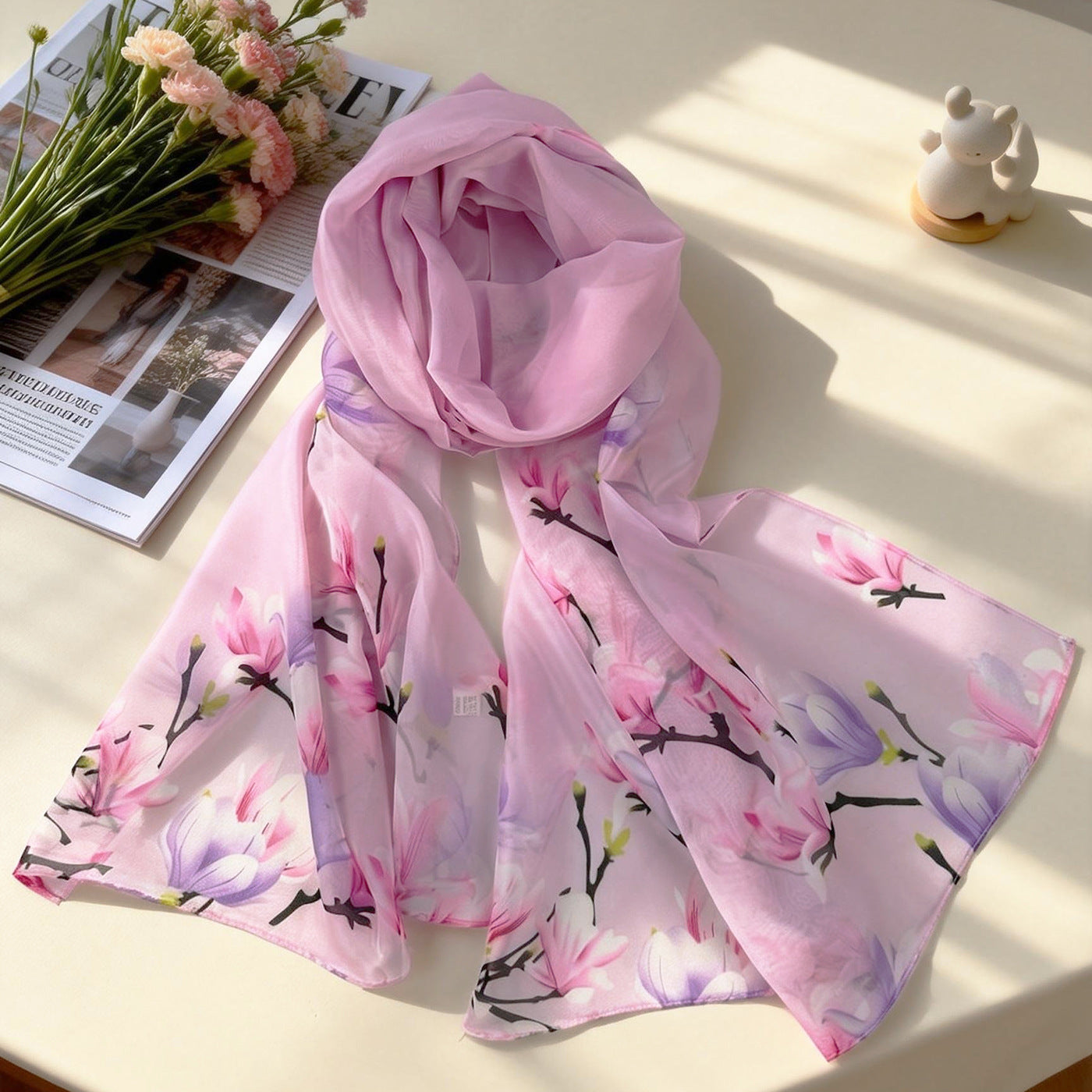 XX2001   Versatile Printed Chiffon Scarf